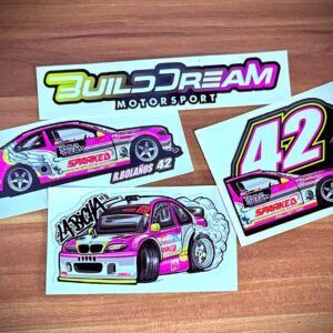 Pack 4 Stickers Builddream